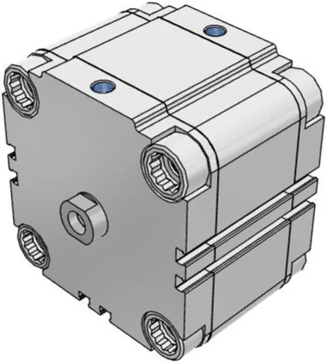 Alt view image 4 of 6 - FESTO ADVU-80-25-P-A Compact Cylinder 156571 25mm