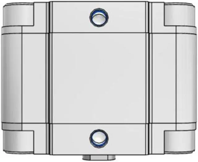 Alt view image 5 of 6 - FESTO ADVU-80-25-P-A Compact Cylinder 156571 25mm