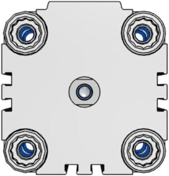 Alt view image 3 of 6 - FESTO ADVU-63-10-P-A Compact cylinder 156559 63mm