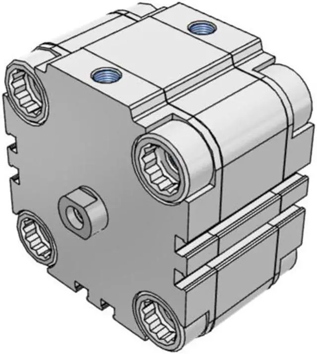 Alt view image 5 of 6 - FESTO ADVU-63-10-P-A Compact cylinder 156559 63mm