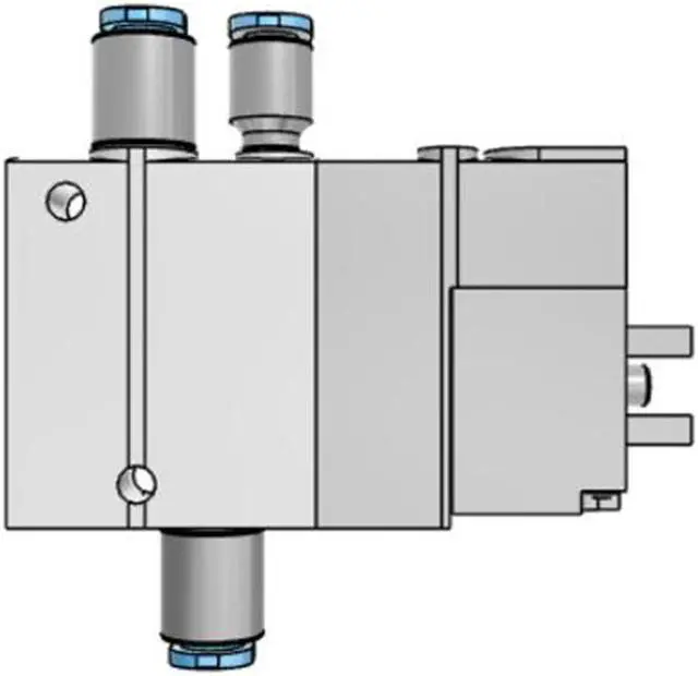 Alt view image 4 of 7 - FESTO CPE10-M1BH-3GLS-QS-4 Solenoid Valve 196849 Width 10 mm