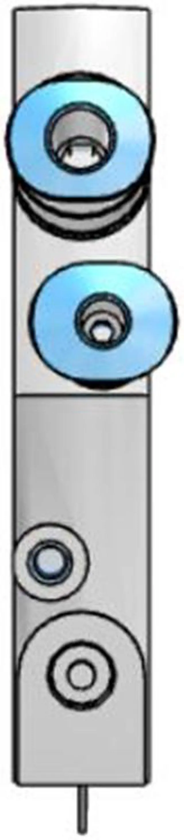 Alt view image 3 of 7 - FESTO CPE10-M1BH-3GLS-QS-4 Solenoid Valve 196849 Width 10 mm