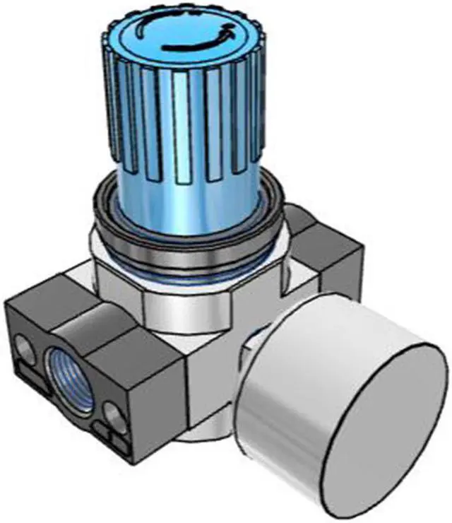 Alt view image 4 of 6 - FESTO LR-3/8-D-MINI Pressure Regulator 162580