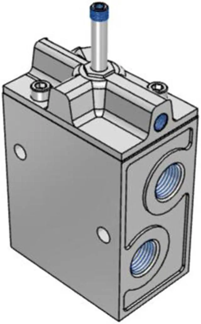 Alt view image 4 of 6 - FESTO MFH-3-1/2-S Solenoid Valve 7960 Width 52mm