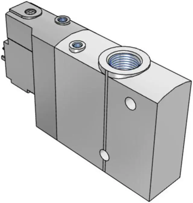 Alt view image 2 of 6 - FESTO CPE24-M3H-3GL-3/8 Solenoid Valve 163833 Width 24 mm