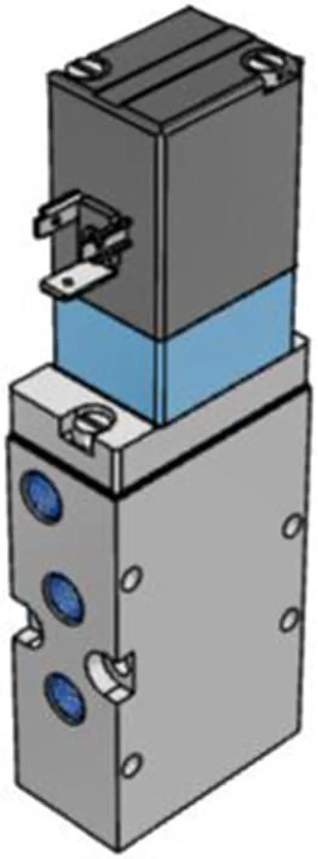Alt view image 5 of 6 - FESTO MVH-5-1/8-B Solenoid valve 19779 Width 26mm