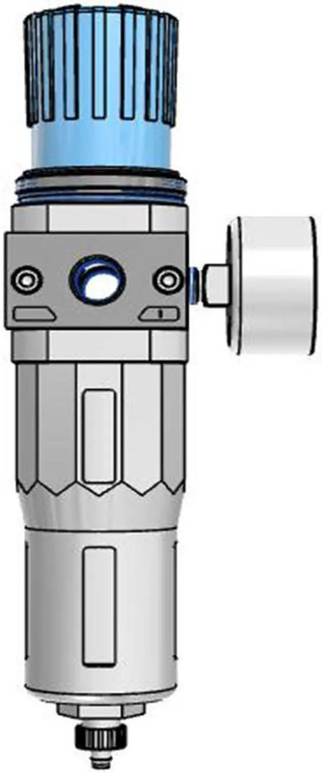 Alt view image 5 of 6 - FESTO LFR-3/8-D-MIDI-A Filter regulator 159583 40 µm
