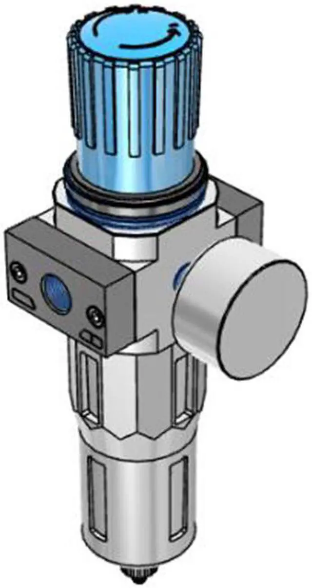 Alt view image 3 of 6 - FESTO LFR-3/8-D-MIDI-A Filter regulator 159583 40 µm