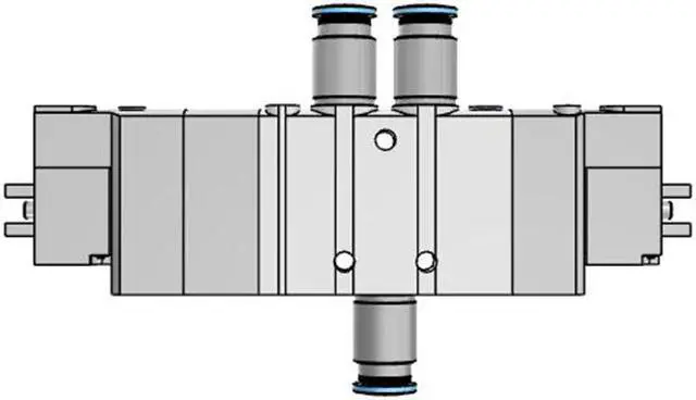 Alt view image 3 of 7 - FESTO CPE14-M1BH-5/3G-QS-8 Solenoid Valve 196904 Width 14mm