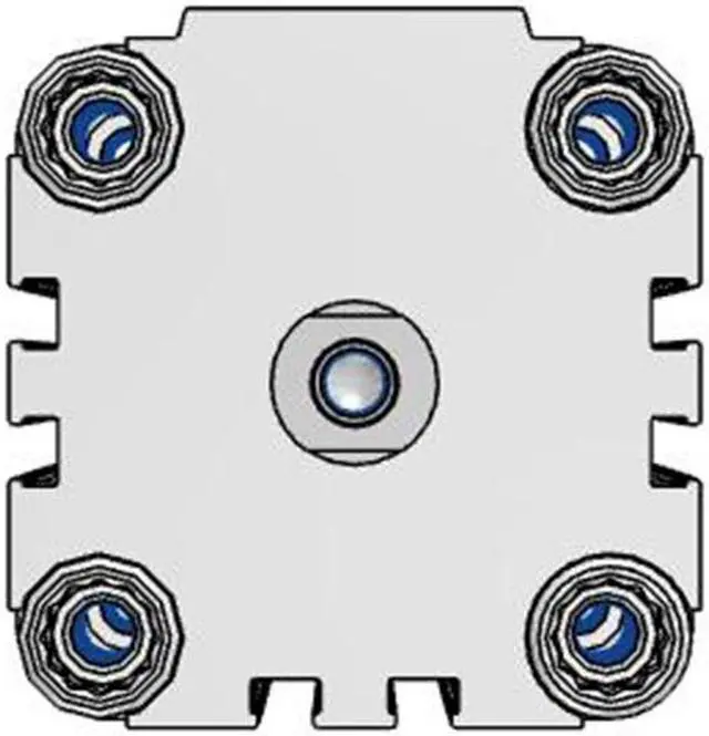 Alt view image 4 of 6 - FESTO ADVU-50-30-P-A Compact cylinder 156554 Stroke 30 mm