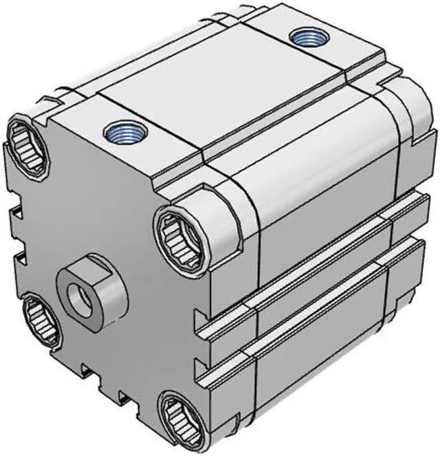 Alt view image 5 of 6 - FESTO ADVU-50-30-P-A Compact cylinder 156554 Stroke 30 mm