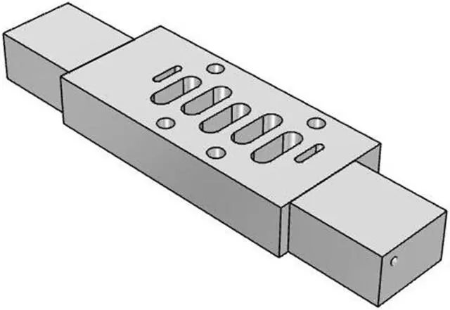 Alt view image 3 of 6 - FESTO MUHX2-ZP-D-3-24G Intermediate plate 34935 Nominal size 14.5 mm