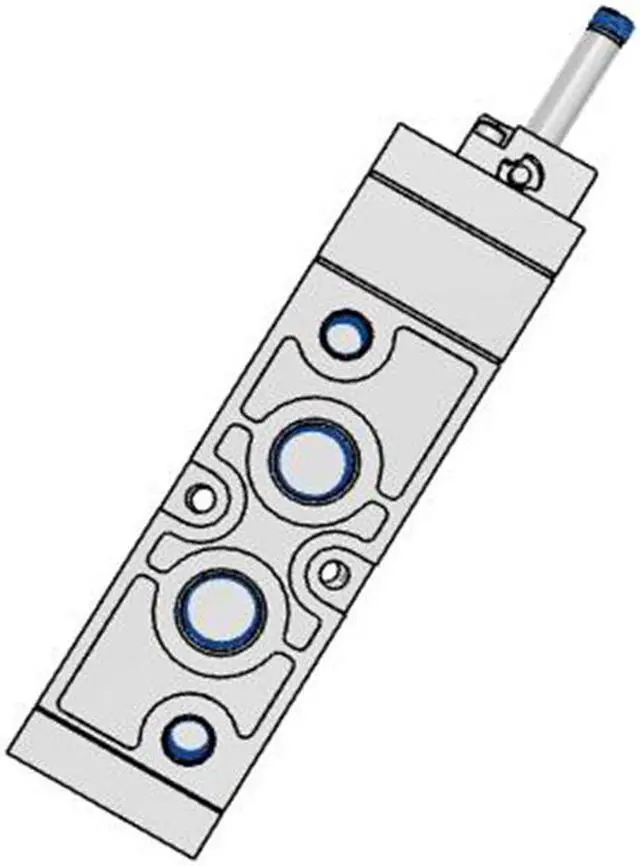 Alt view image 4 of 6 - FESTO MFH-5-3/8-B Solenoid Valve 19705 Width 40 mm