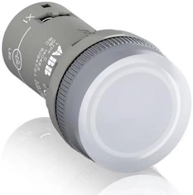 Main image of ABB CL2-502C White LED Signal Indicator 24VAC/DC