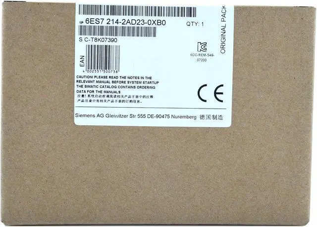 Alt view image 3 of 3 - SIEMENS 6ES7214-2AD23-0XB0 6ES7 214-2AD23-0XB0 New