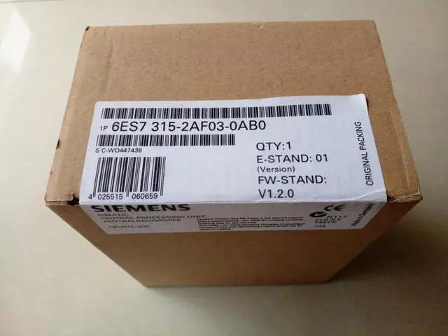 Main image of SIEMENS NEW PLC 6ES7 315-2AF03-0AB0 6ES7315-2AF03-0AB0 PLC