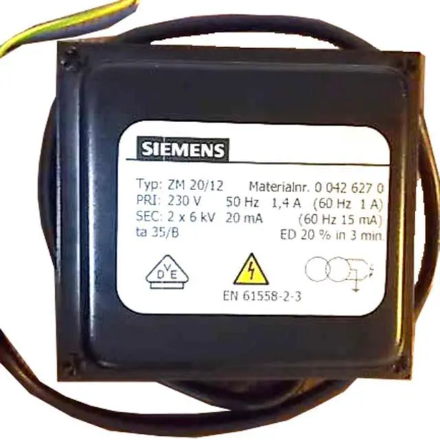 Main image of Siemens ZE23/8.5 Ignition transformer New