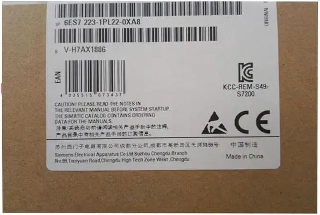 Alt view image 2 of 2 - Siemens PLC 6ES7 223-1PH22-0XA8 6ES7223-1PH22-0XA8 New