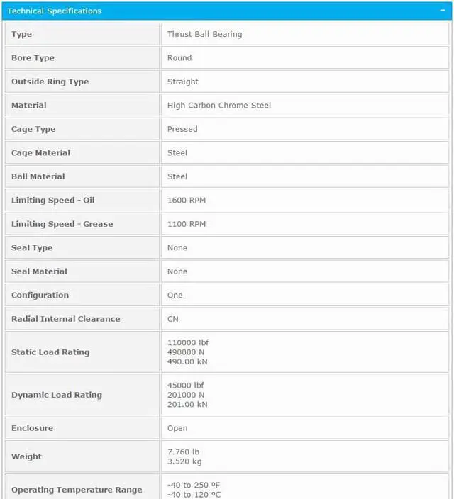 Alt view image 2 of 5 - NTN 51317 Thrust Ball Bearing 85x88x150mm