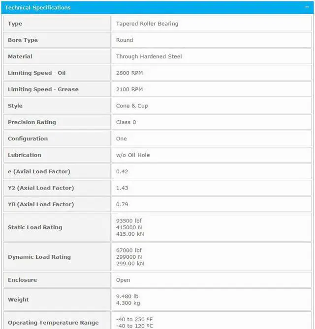 Alt view image 2 of 6 - NTN 32219 Tapered Roller Bearing 95x170x37mm