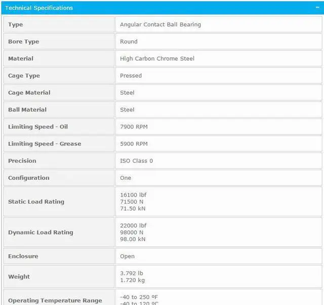 Alt view image 2 of 5 - NTN 7312 Angular Contact Ball Bearing 60x130x31mm