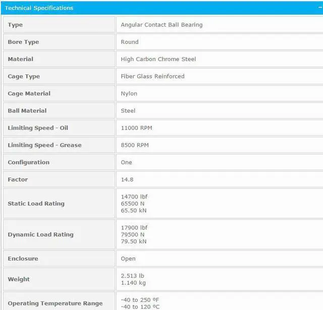 Alt view image 3 of 6 - NTN 7215C Angular Contact Ball Bearing 75x130x25mm