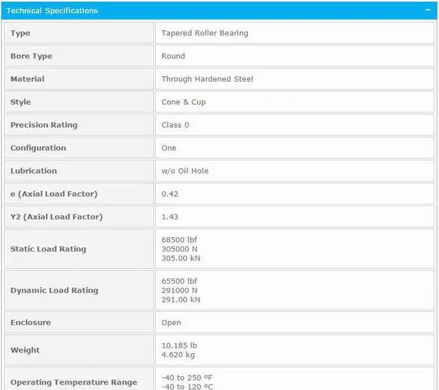 Alt view image 2 of 7 - NTN 4T-33218 Tapered Roller Bearing 90x160x55mm