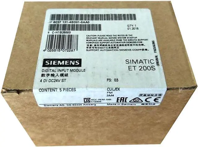 Alt view image 2 of 2 - SIEMENS Input Module 6ES7 131-4BD01-0AA0,New