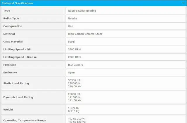 Alt view image 3 of 5 - NTN NK 105/36 R Needle Roller Bearing 105x125x36mm