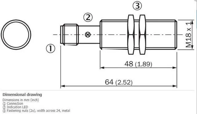 Alt view image 2 of 4 - SICK IM18-05BPS-ZC1 Proximity Switch, PNP,New