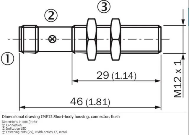 Alt view image 2 of 4 - SICK IME12-04BPSZC0K Inductive Proximity Sensors,PNP,New