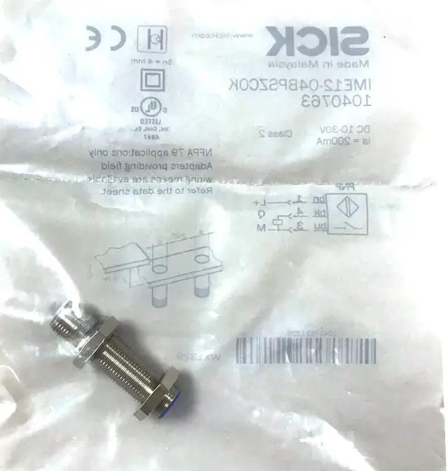Main image of SICK IME12-04BPSZC0K Inductive Proximity Sensors,PNP,New
