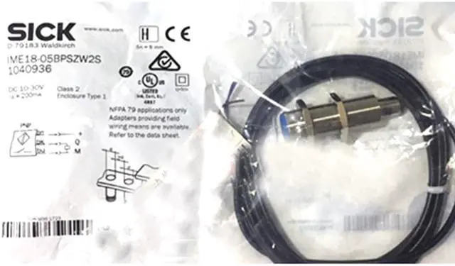 Alt view image 4 of 4 - SICK IME18-05BPSZW2S Inductive proximity sensors ,PNP,New