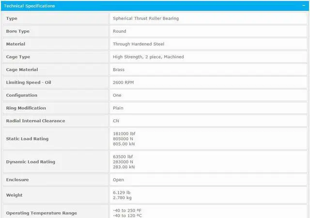 Alt view image 3 of 5 - NTN 29412 Spherical Roller Thrust Bearings 60x130x123mm
