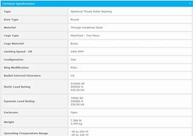 Alt view image 3 of 5 - NTN 29413 Spherical Roller Thrust Bearings 65x140x133mm