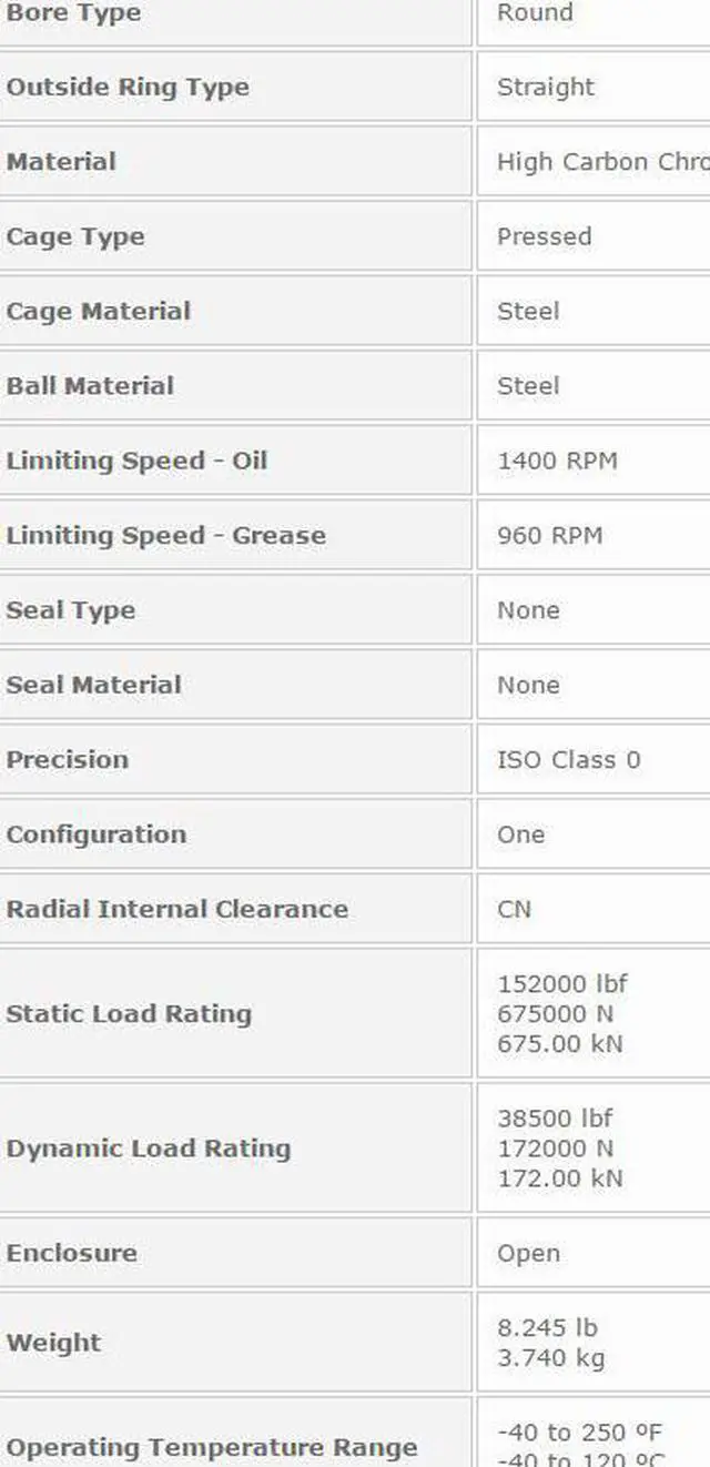 Alt view image 3 of 5 - NTN 51140 Thrust Ball Bearing 200x203x247mm