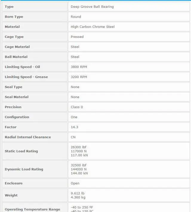 Alt view image 3 of 5 - NTN 6222 Single Row Radial Ball Bearing - Open Type 110x200x38mm