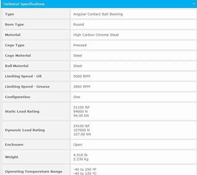 Alt view image 3 of 5 - NTN 7218B Single Angular Contact Ball Bearings - Open Type 90x160x30mm