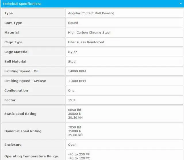Alt view image 2 of 4 - NTN 7012C Single Angular Contact Ball Bearings 60x95x118mm