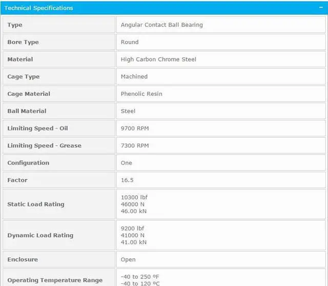 Alt view image 2 of 4 - NTN 7919C Single Angular Contact Ball Bearings 95x130x18mm