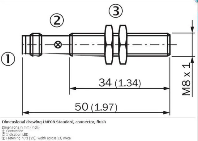Alt view image 2 of 2 - SICK IME08-1B5NOZTOS  Inductive proximity sensors ,NPN New