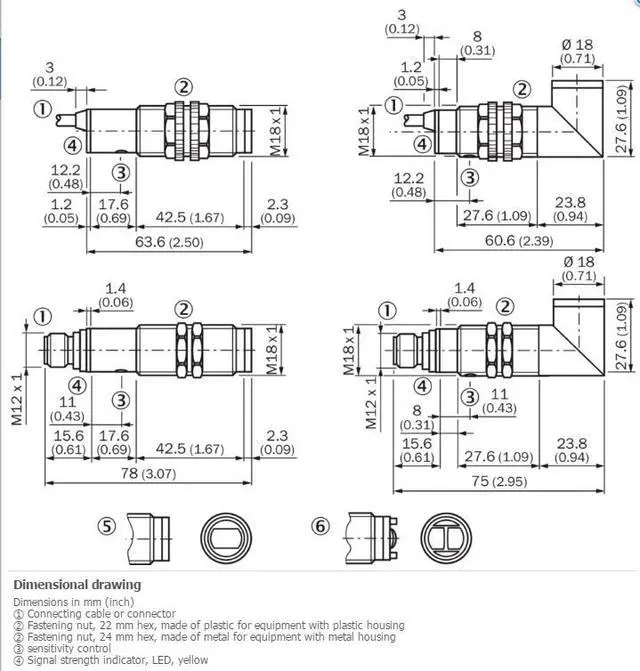Alt view image 2 of 2 - SICK  VTE18-4P8412 Photoelectric proximity sensor ,PNP,New