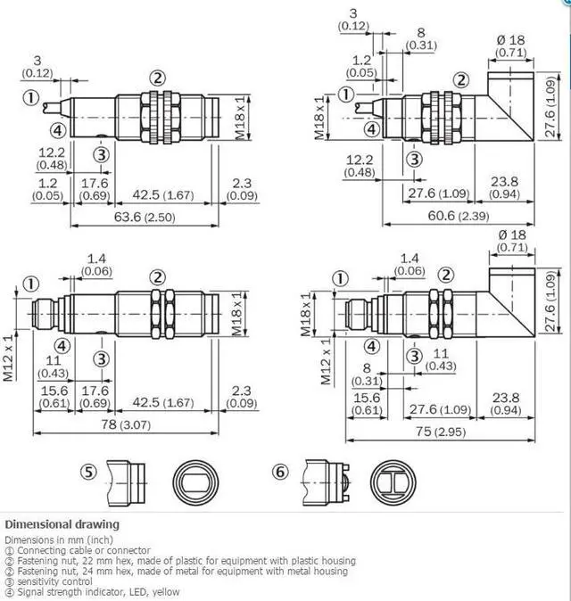 Alt view image 2 of 2 - SICK   VTE18-3P4912 Photoelectric proximity sensor ,PNP,New