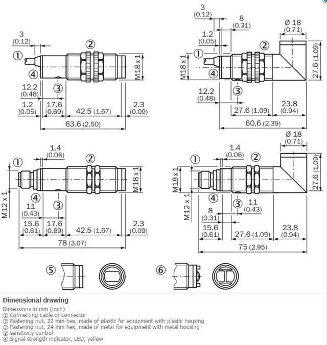 Alt view image 2 of 2 - SICK VTE18-3P8112  Photoelectric proximity sensor ,PNP,New