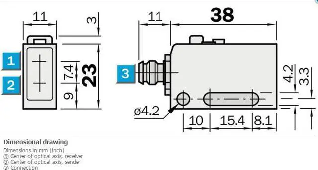 Alt view image 3 of 6 - SICK WT160-F450 Photoelectric proximity sensor ,PNP,New