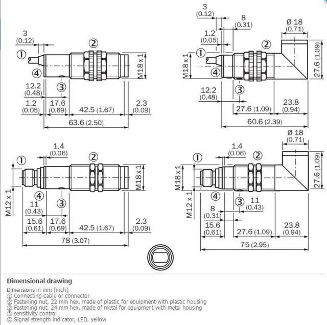 Alt view image 2 of 2 - SICK VTF18-3F1440  Photoelectric proximity sensor ,PNP,New