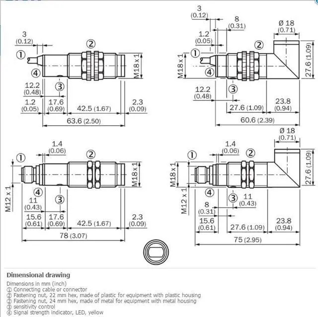 Alt view image 2 of 2 - SICK  VTF18-4N1412 Photoelectric proximity sensor ,NPN New