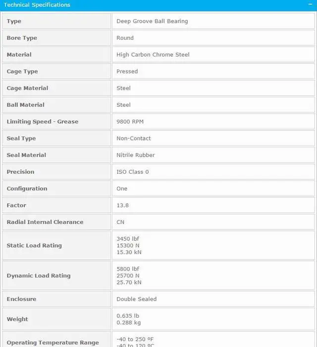 Alt view image 3 of 5 - NTN 6207LLB Deep Groove Ball Bearing 35x72x17mm