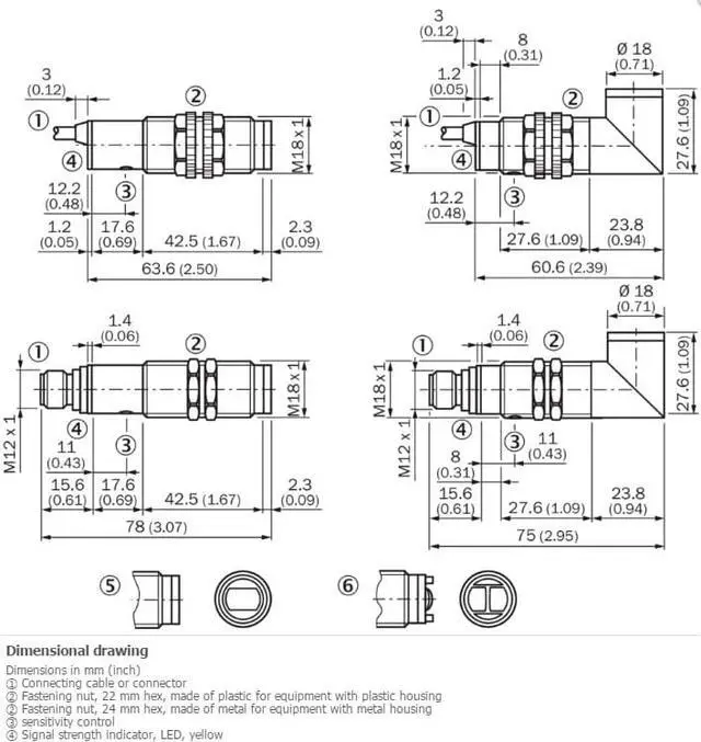 Alt view image 2 of 2 - SICK VTE18-3P8612 Photoelectric proximity sensor ,PNP,New