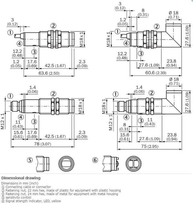 Alt view image 2 of 2 - SICK  VTE18-4P4840 Photoelectric proximity sensor ,PNP,New